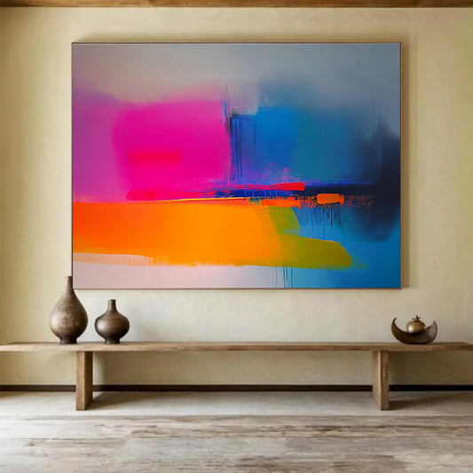 Vivid Color Block Art for Fashion - Forward Store & Art - Themed Restaurant SC149