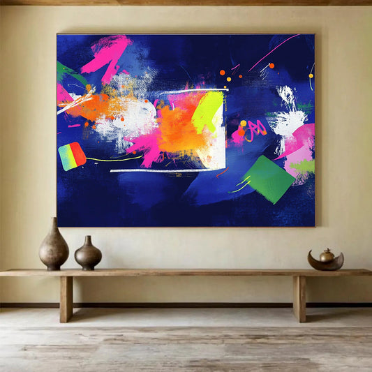 Neon Color Splash Art for Trendy Nightclub & Creative Studio SC460