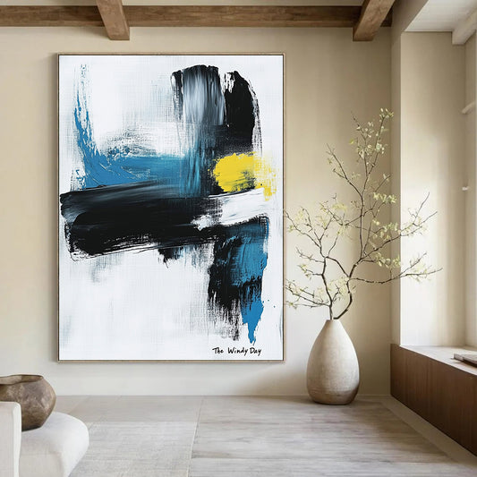 Abstract "The Windy Day" for Modern Living Room & Art Gallery STSC1070