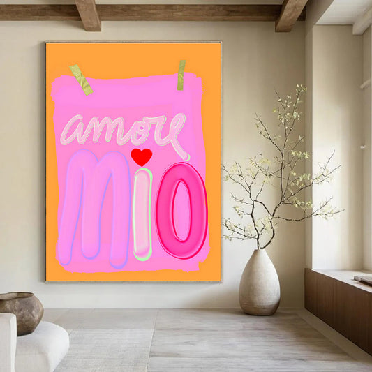 “Amore Mio” Neon Art for Italian Restaurant & Romantic Home Balcony DLZ0645