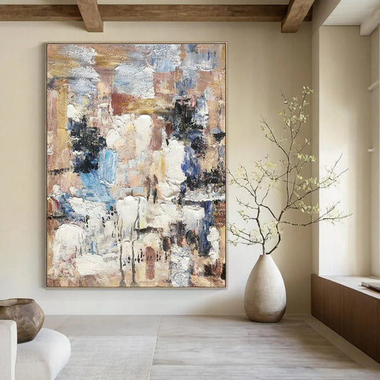 Color - Blended Abstract Art for Bohemian Café & Creative Studio DLZ1310