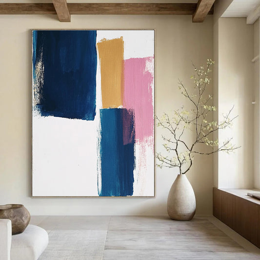 Colorful Abstract Blocks Art for Creative Studio & Playful Kids’ Room STSC1343