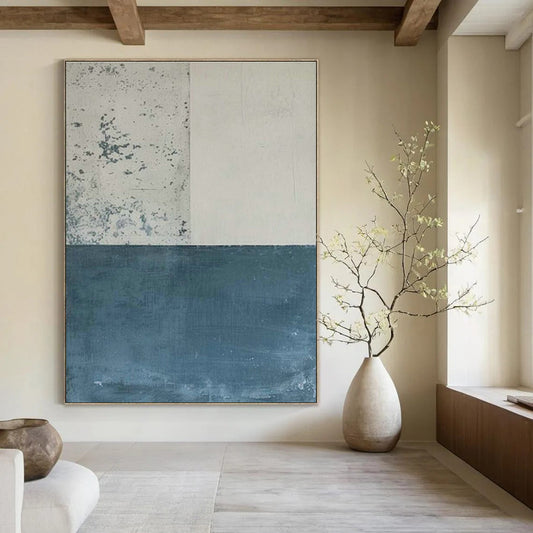 Color - Block Texture Art for Modern Office Reception Walls DLZ0230