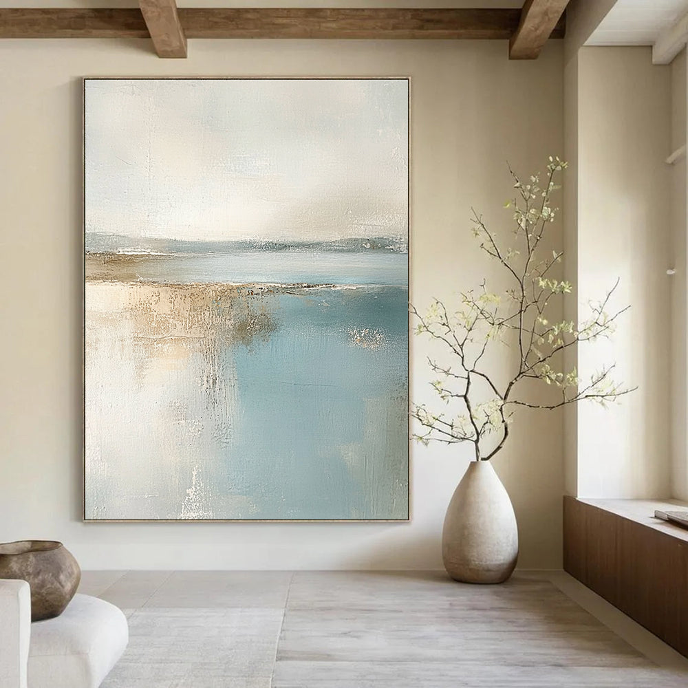 Serene Coastal Art for Seaside Cottage & Meditation Room STSC017