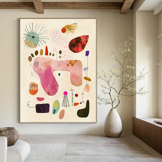 Abstract Nature Forms for Serene Yoga Studio & Nature - Inspired Bedroom STSC1236