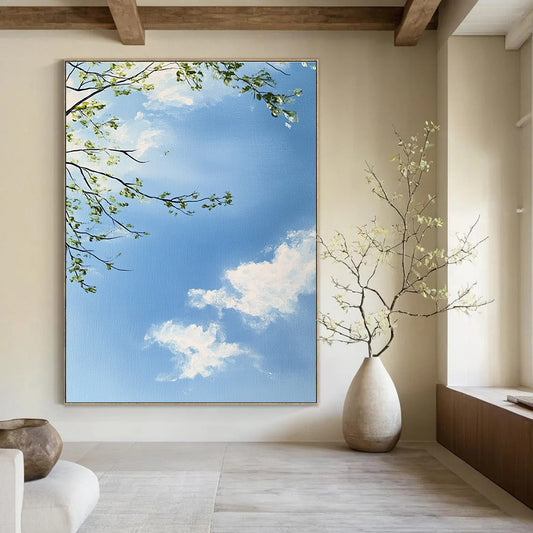 Tree Branches and Sky for Nature - Inspired Living Room & Relaxing Spa STSC1195