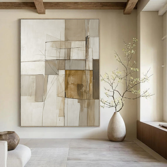 Linear Abstract Geometry for Modern Office & Architectural - Themed Home STSC638