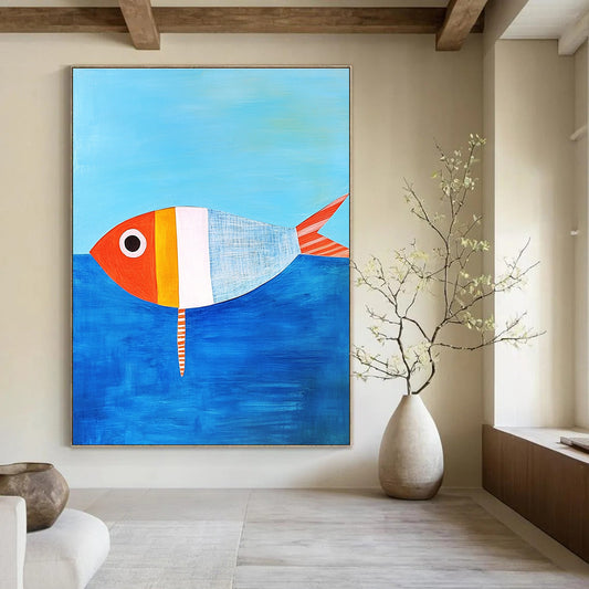 Colorful Striped Fish for Coastal Nursery & Seafood Restaurant STSC1187