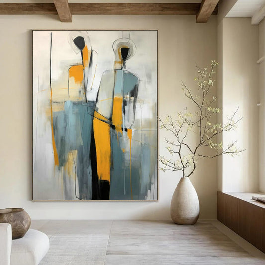 Abstract Figure Art for Contemporary Home Hallways DLZ0285