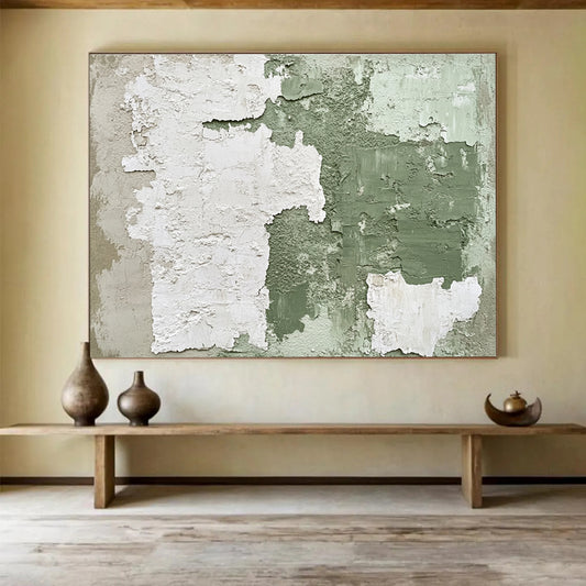 Weathered Wall Texture Art for Industrial - Style Café & Retro - Themed Lounge SC470