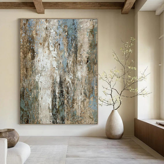 Textured Patina Art for Industrial - Chic Café & Rustic Art Gallery DLZ2231