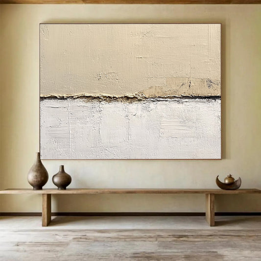 Minimalist Textured Layers Art for Industrial - Chic Loft & Contemporary Art Gallery SC181