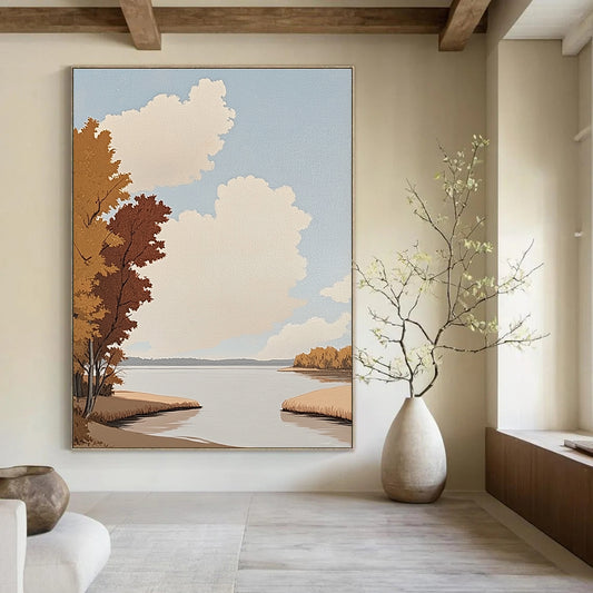 Minimalist Green Textured Art for Modern Office & Home Study STSC1020