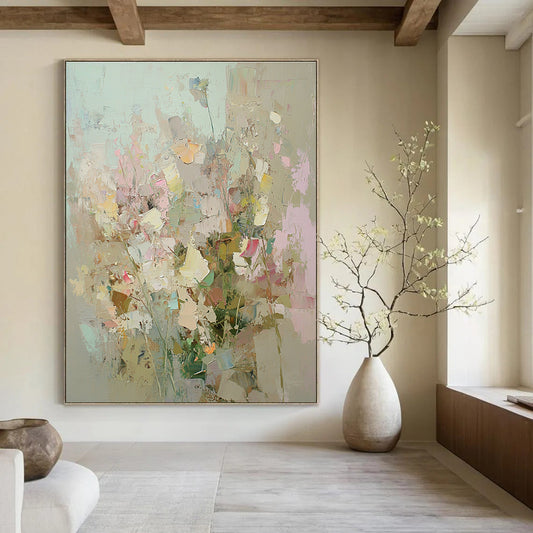 Abstract Flower Bouquet for Feminine - Inspired Bedroom & Floral - Themed Café STSC588