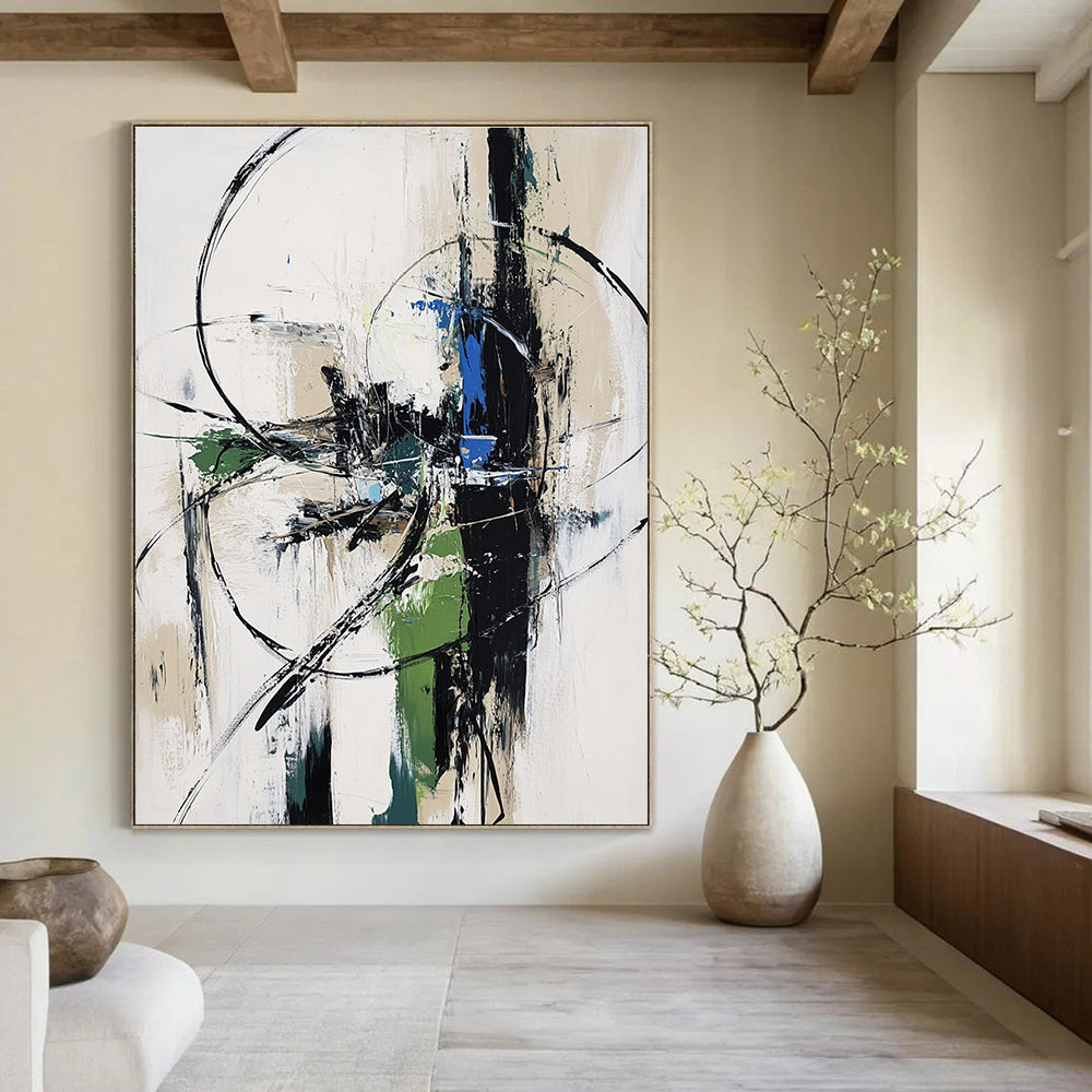 Energetic Abstract Lines for Artistic Studio & Music - Inspired Lounge STSC827