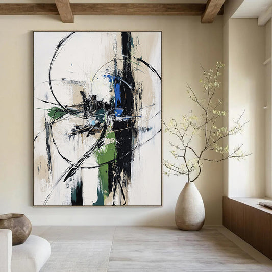 Energetic Abstract Lines for Artistic Studio & Music - Inspired Lounge STSC827