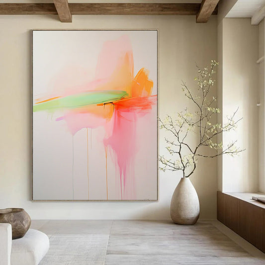 Pastel Drip Abstract for Feminine - Inspired Bridal Suite & Charming Tea Room STSC797