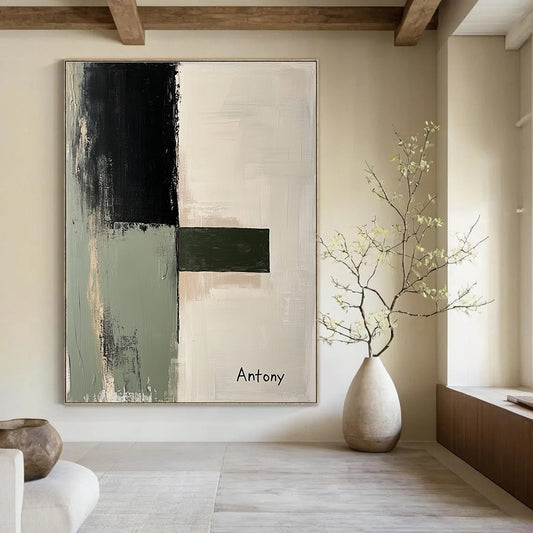 Minimalist Geometric Abstract Art for Office & Living Room STSC730