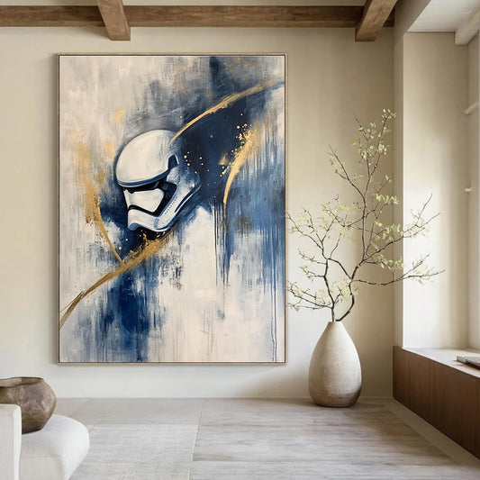 Pop - Culture Abstract Helmet Art for Game Room & Man Cave STSC667