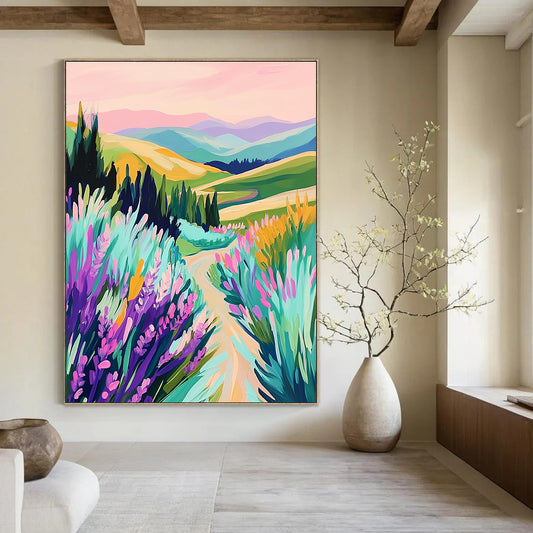 Colorful Landscape Path for Nature - Inspired Bedroom & Outdoor - Themed Café STSC1224