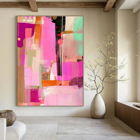 Colorful Abstract Shapes for Creative Café & Vibrant Art Studio STSC525