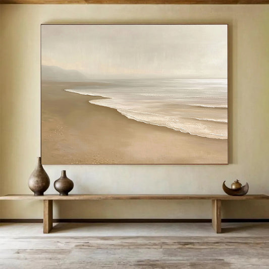 Minimalist Beach Art for Scandinavian - Style Home & Minimalist Art Gallery SC424