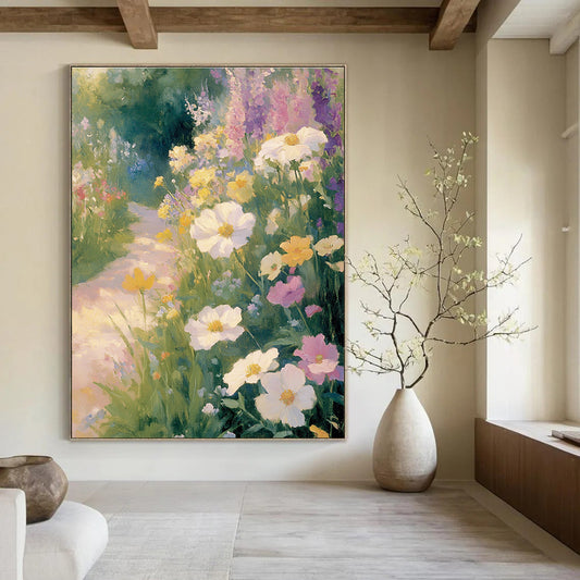 Soft Floral Pathway for Romantic Bedroom & Garden - Themed Tea Room STSC1227