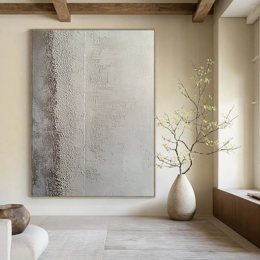 Textured Grey Wall Art for Industrial - Style Loft & Modern Art Gallery STSC1217
