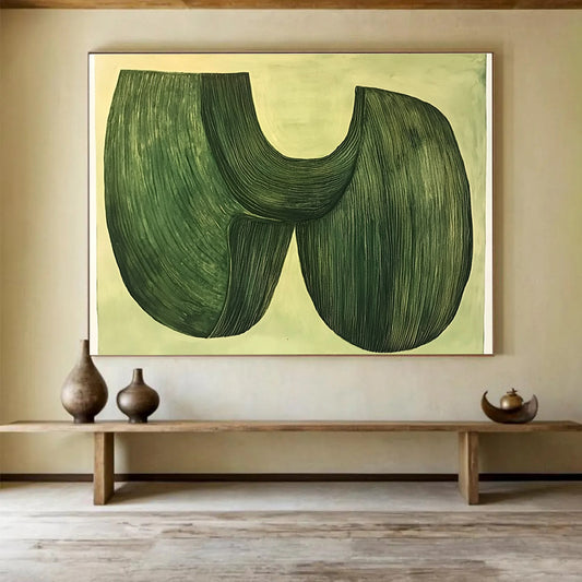 Nature - Inspired Abstract Art for Botanic Garden Café & Eco - Friendly Home SC614