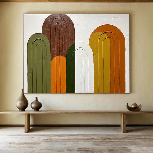 Vibrant Abstract Art for Modern Living Room & Creative Office SC590