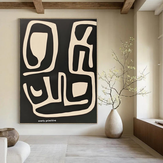 Primitive Abstract Shapes for Tribal - Inspired Decor & Art Gallery Corner STSC1211