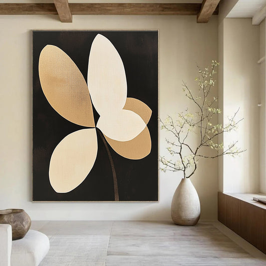 Gold and White Floral for Luxury Boutique & Elegant Dining Room STSC1144