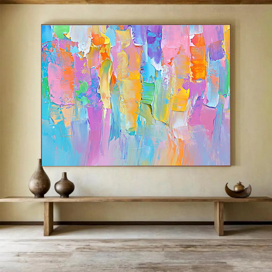 Vibrant Color Blocks Art for Trendy Retail Store & Art Gallery Pop - Up SC185