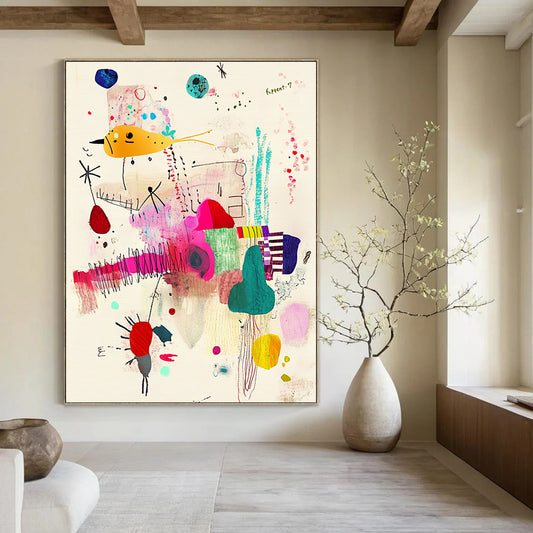 Whimsical Creature Art for Eclectic Home Library & Art Gallery Corner STSC1235