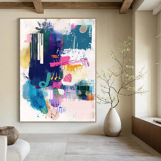 Music - Inspired Abstract for Creative Music Studio & Trendy Café STSC560