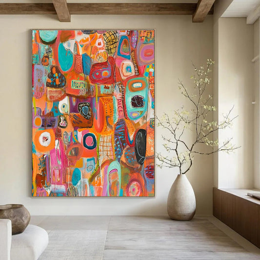 Abstract Colorful Shapes for Bohemian Café & Creative Studio STSC1221