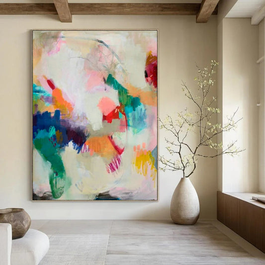 Vibrant Abstract Art for Creative Studio & Art - Loving Café DLZ1438