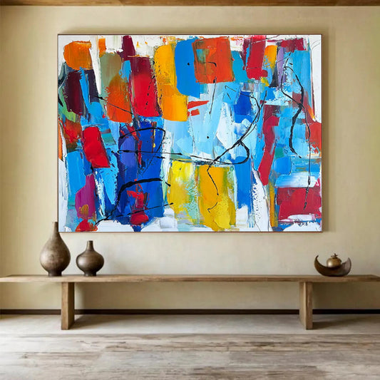 Colorful Block Abstract for Creative Coworking Space DLZ2989