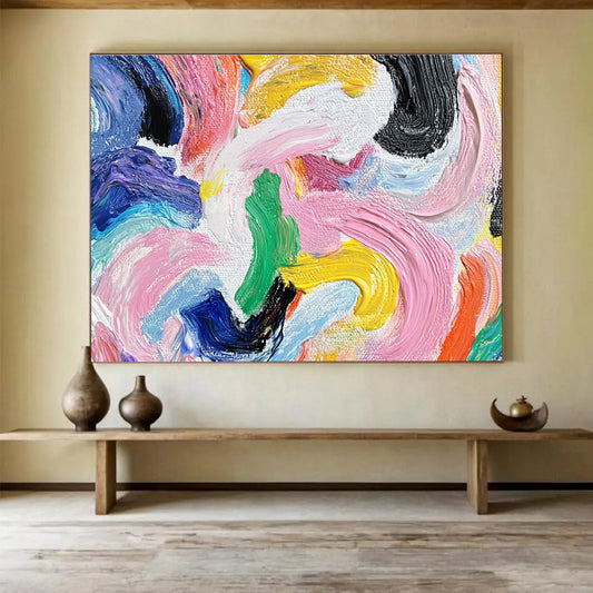 Colorful Swirls Art for Playful Children’s Room & Art - Inspired Retail Store SC436