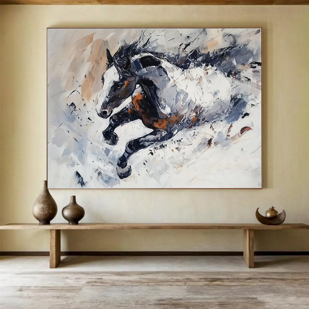 Energetic Equine Art for Equestrian Club & Sports Bar SC594