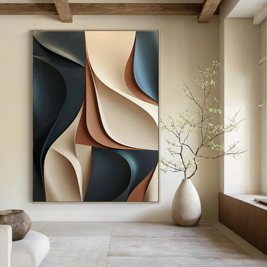 Morandi - Toned Layered Art for Minimalist Home Office & Boutique Hotel Lobby DLZ1030