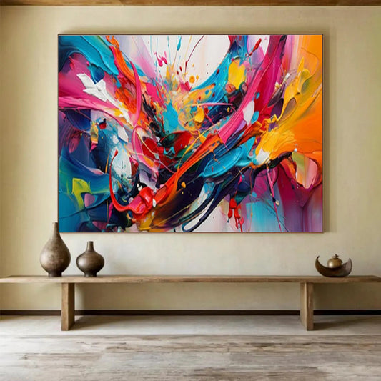 Splash - Style Color Explosion Abstract Art for Trendy Creative Studios DLZ3074