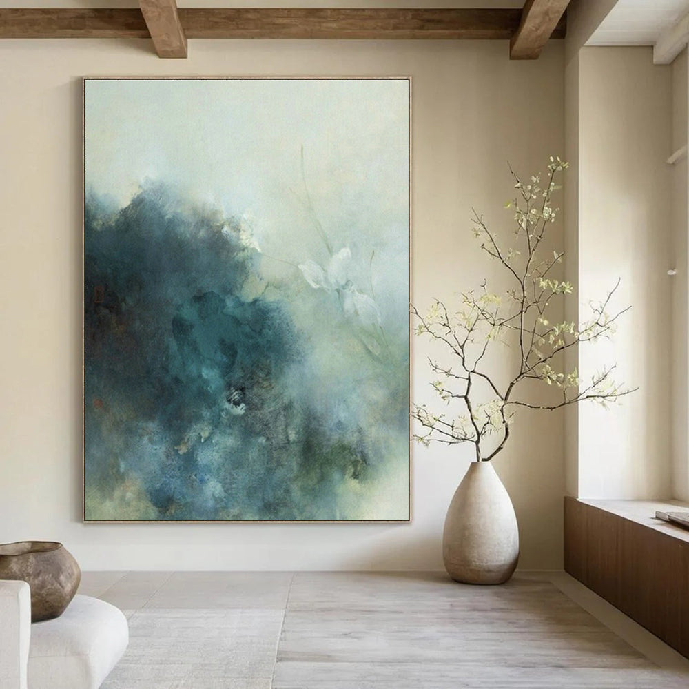 Soft - Hued Floral Mist for Shabby - Chic Boudoir & Feminine Art Gallery DLZ0955