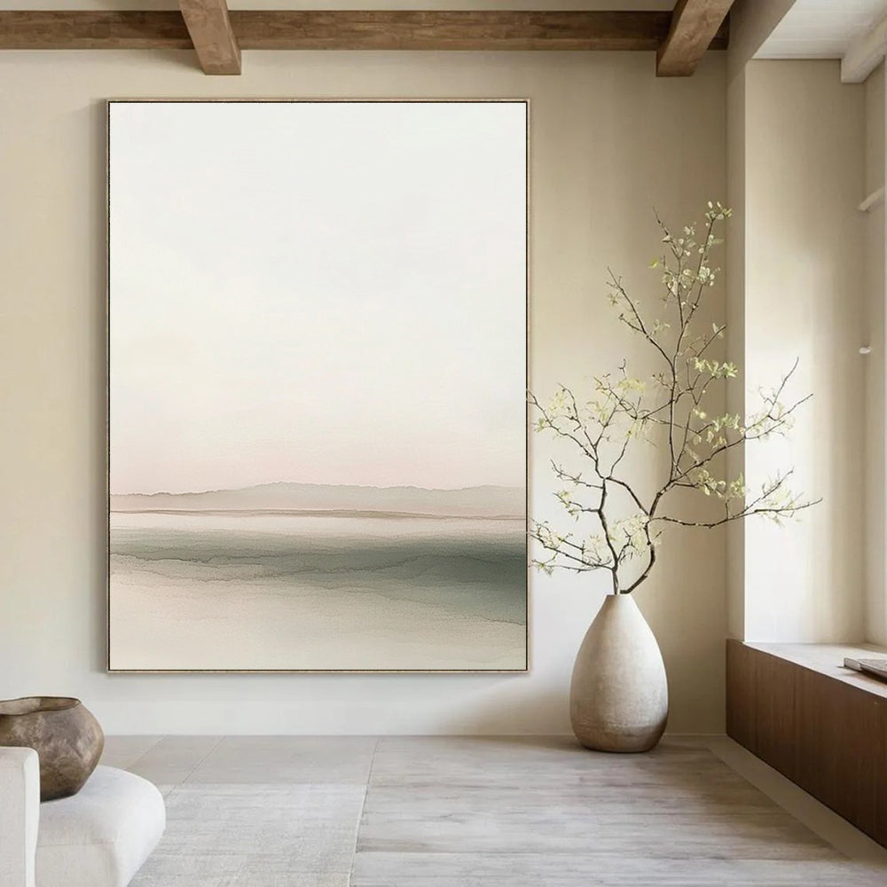 Soft Landscape Wash for Serene Bedroom & Yoga Studio STSC1242