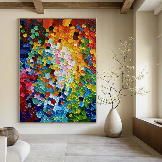 Vibrant Dot - Mosaic Art for Café & Playroom DLZ2292