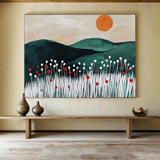 Minimalist Landscape Art for Scandinavian - Style Home & Modern Office SC465