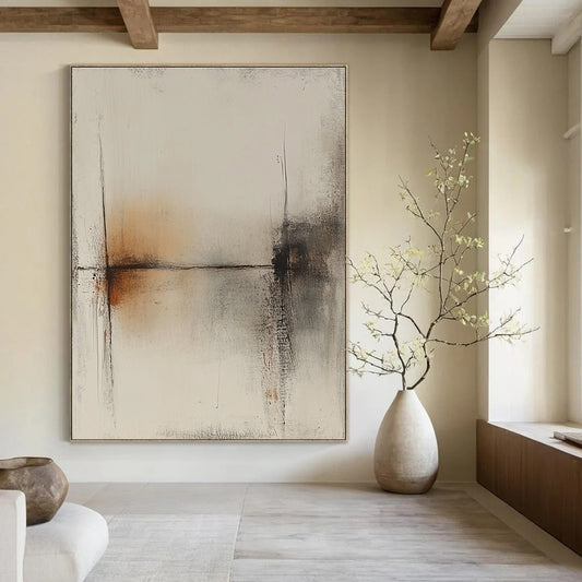 Subtle Tones Abstract Art for Bedroom & Meditation Space STSC736