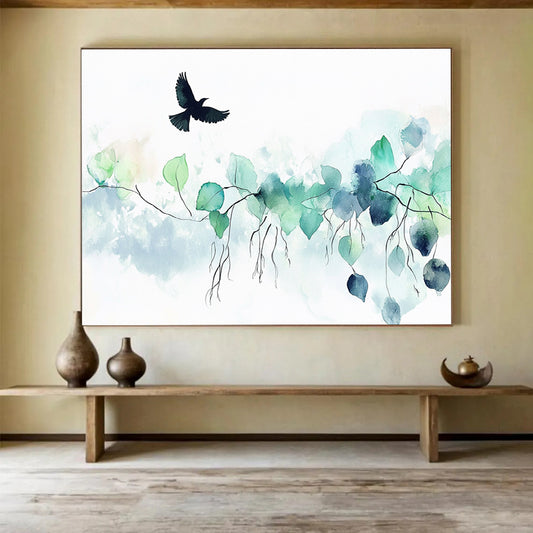 Minimalist Nature Art for Scandinavian Home & Yoga Studio SC568