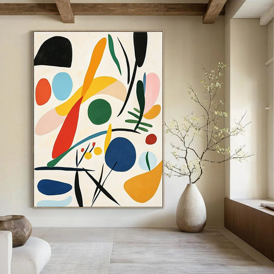 Colorful Abstract Forms for Vibrant Playroom & Creative Office Space STSC1244