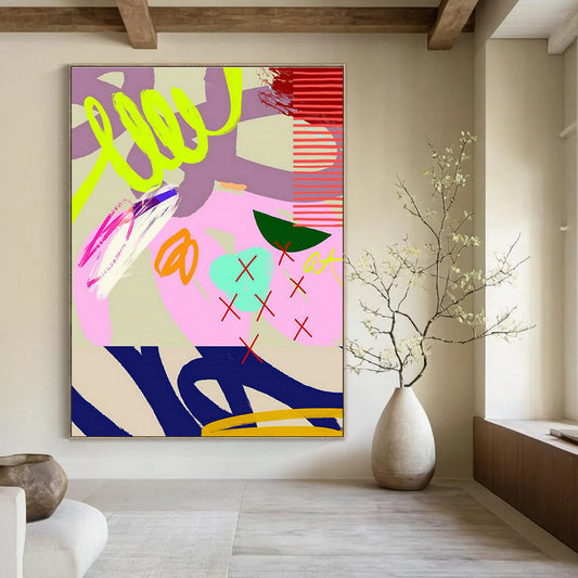 Neon Pink - Purple Art for Youth - Focused Retail Storefronts DLZ0132